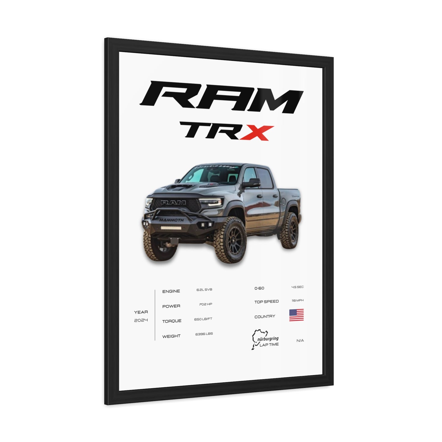 Ram TRX Framed Poster