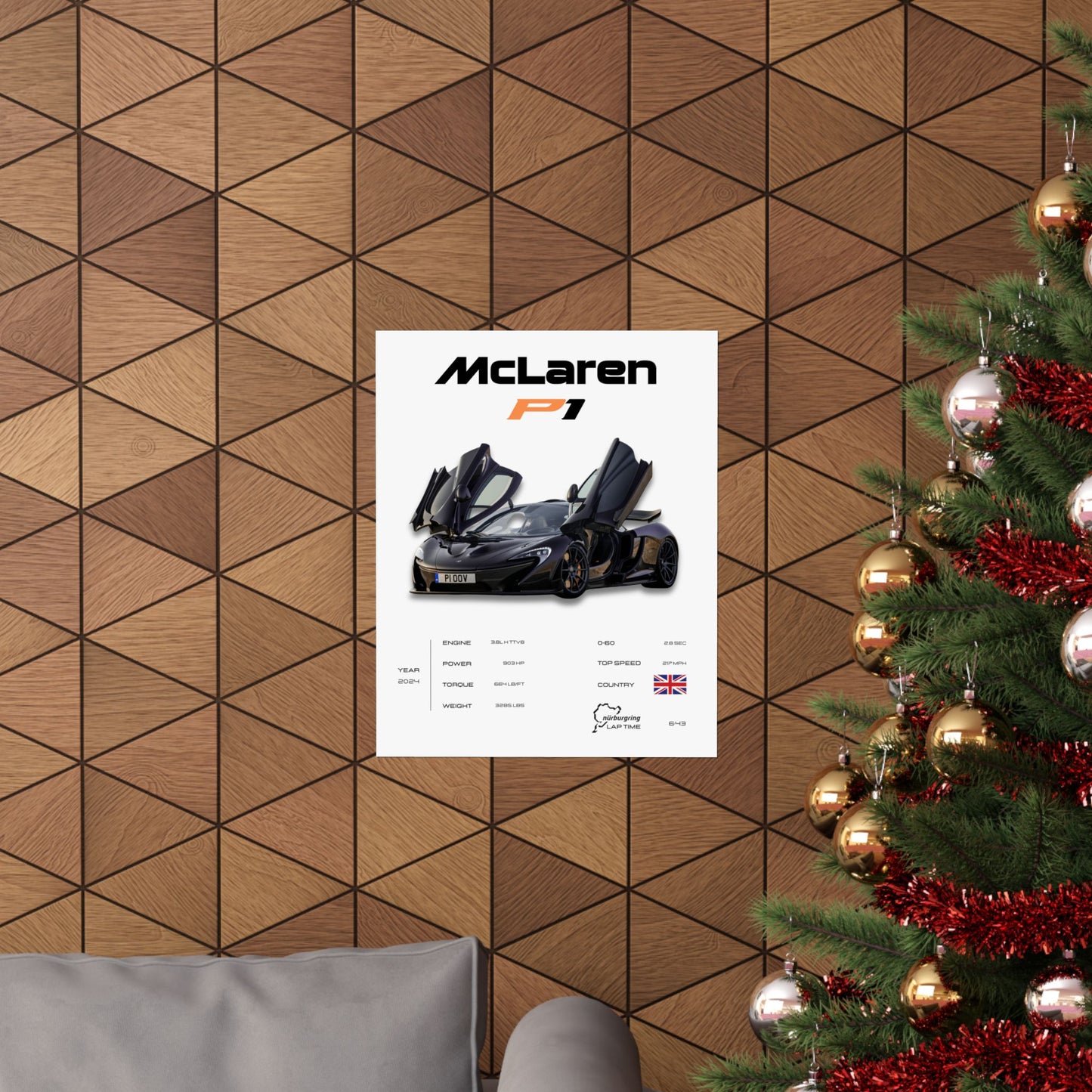 McLaren P1 Poster