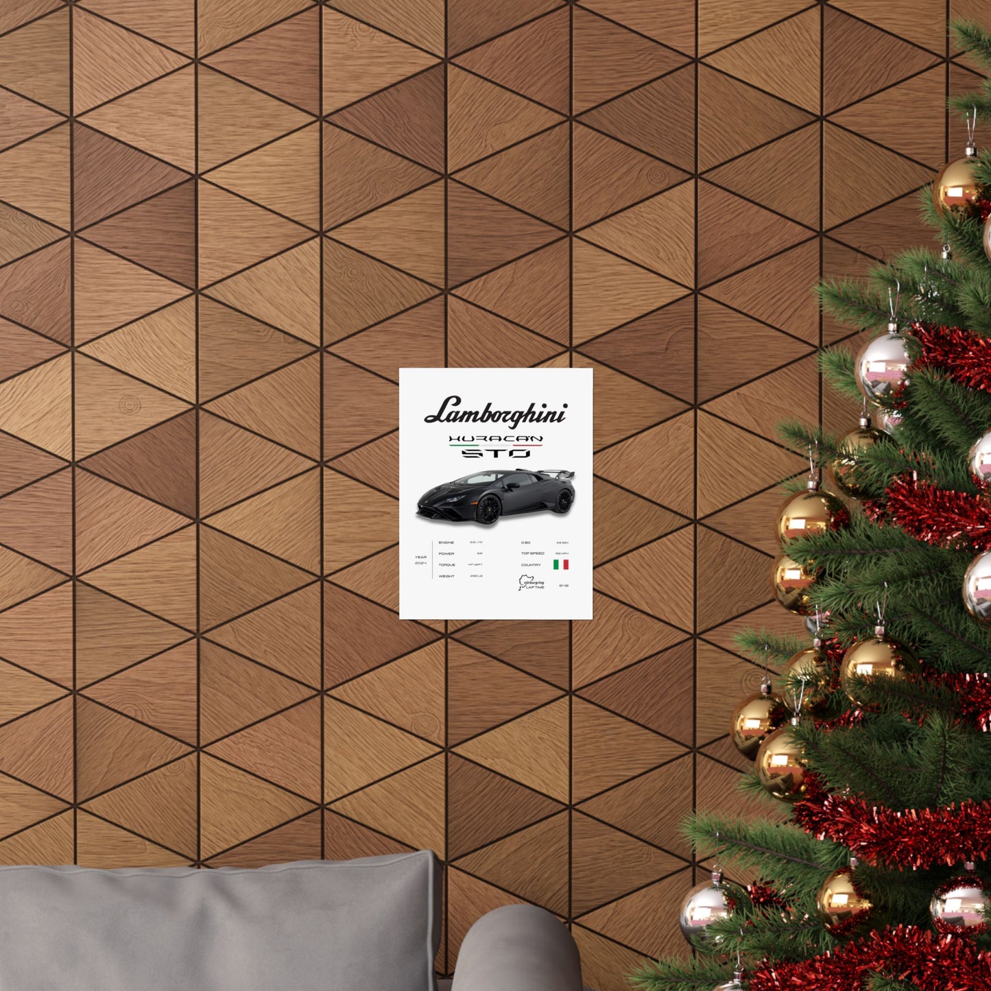 Lamborghini Huracan STO Poster