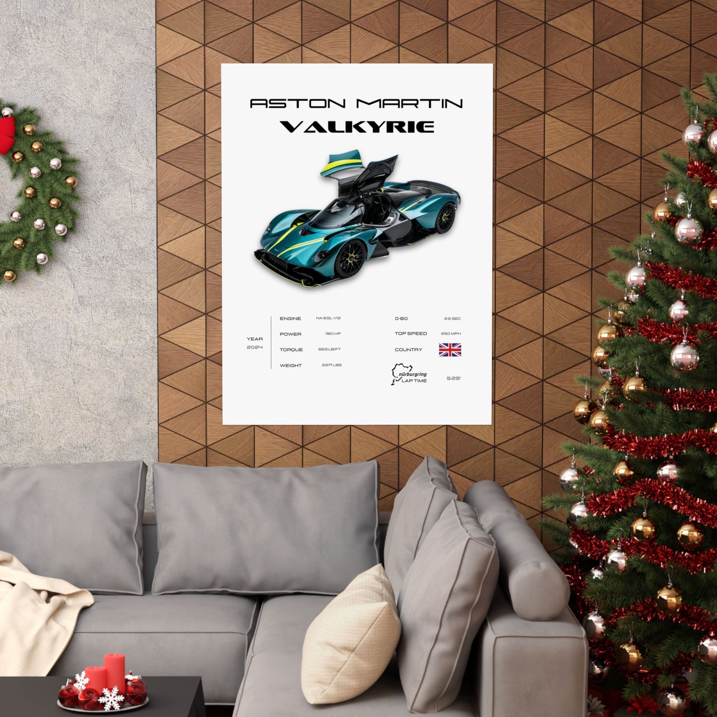 Aston Martin Valkyrie Poster
