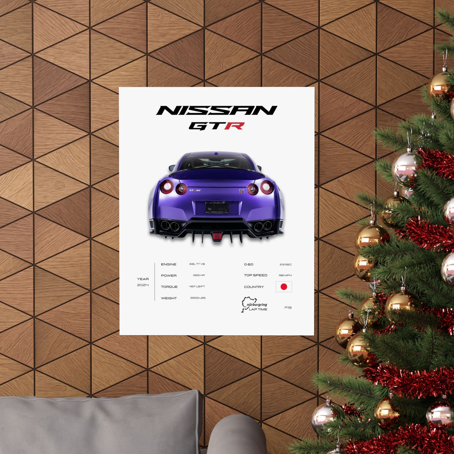 Nissan GTR Poster