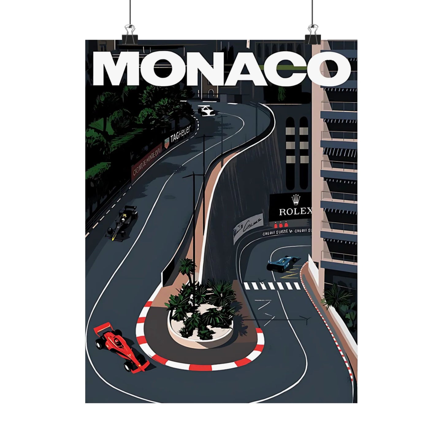 Monaco F1 Poster