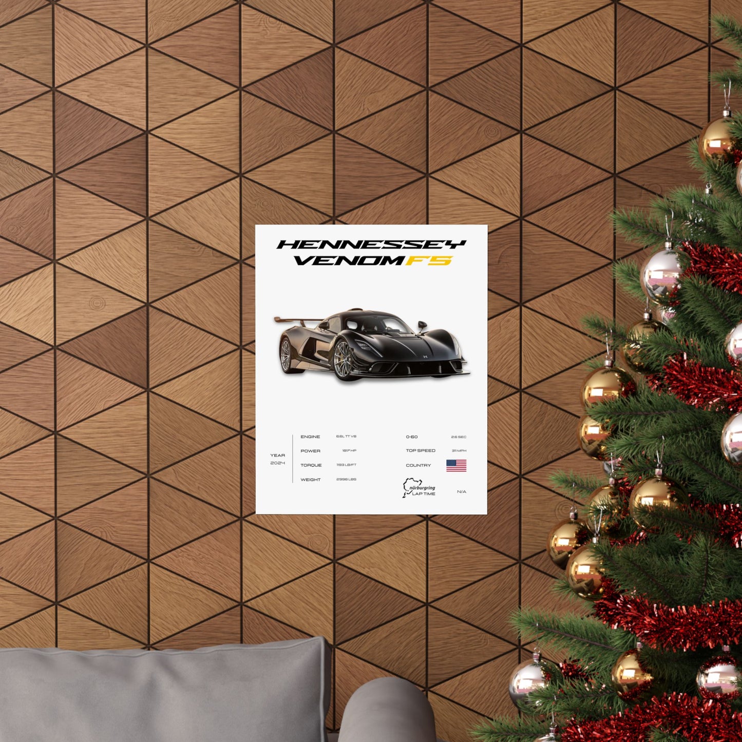 Hennessey Venom F5 Poster