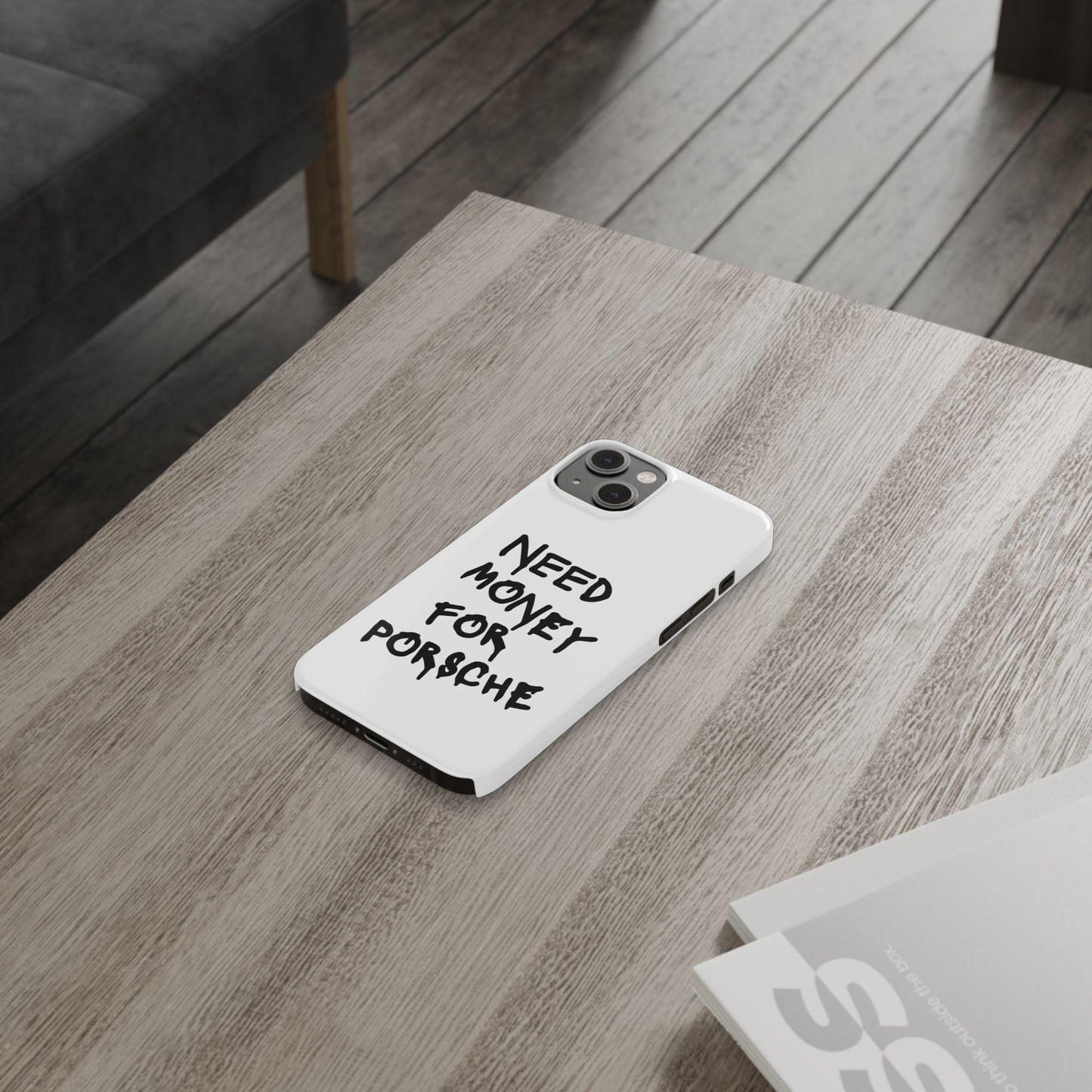 Need Money for Porsche iPhone Case White