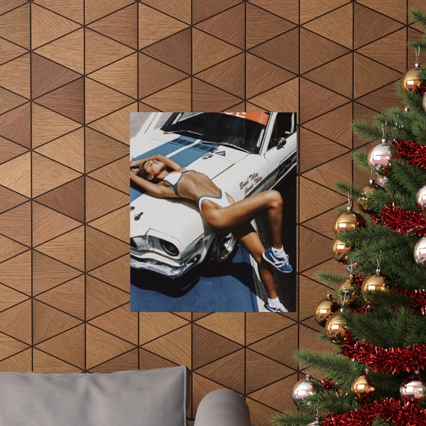 Vintage Mustang Poster