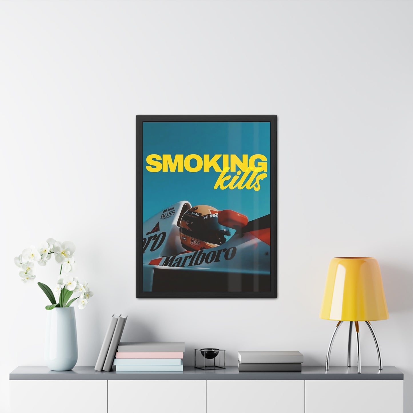 Smoking Kills Malboro Framed Poster