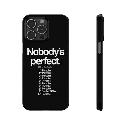 Nobody's Perfect Porsche iPhone Case