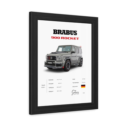 Brabus 900 Rocket Framed Poster