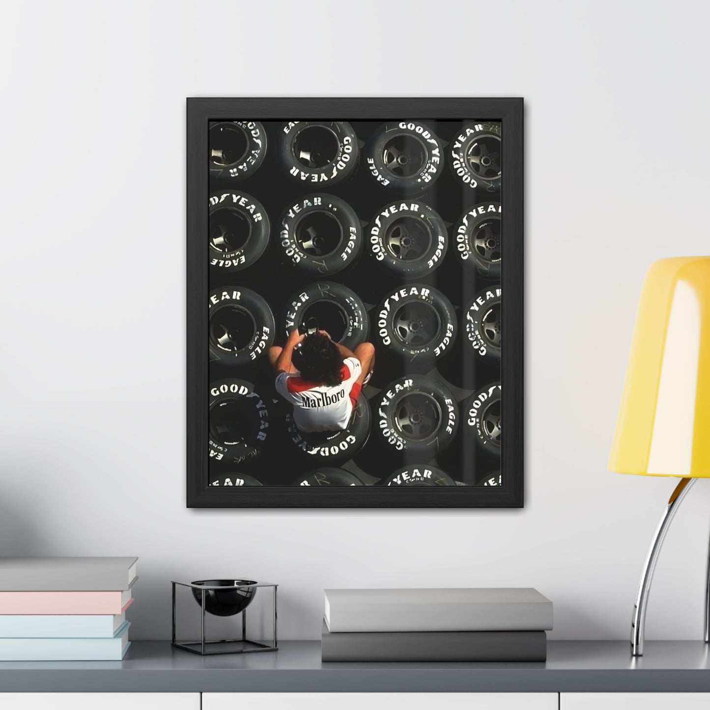 Malboro X Goodyear Framed Poster