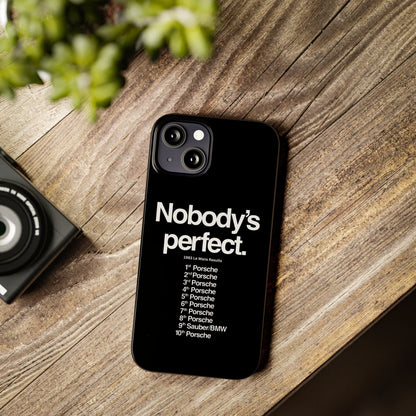 Nobody's Perfect Porsche iPhone Case