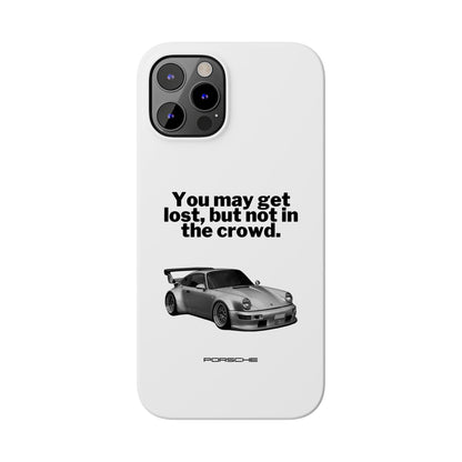 Lost In The Crowd iPhone Case - White