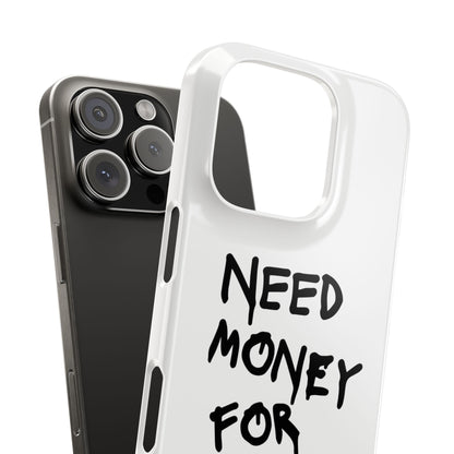Need Money for Porsche iPhone Case White