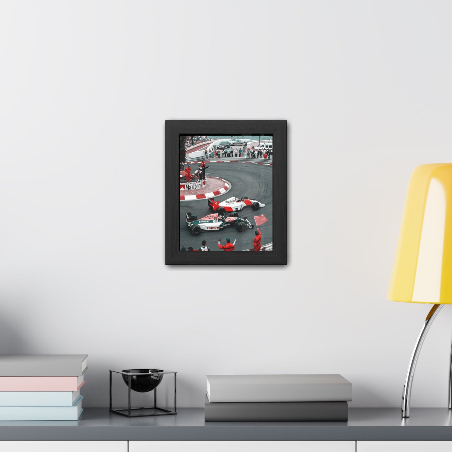 Vintage Monaco F1 Framed Poster