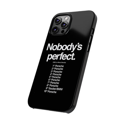 Nobody's Perfect Porsche iPhone Case