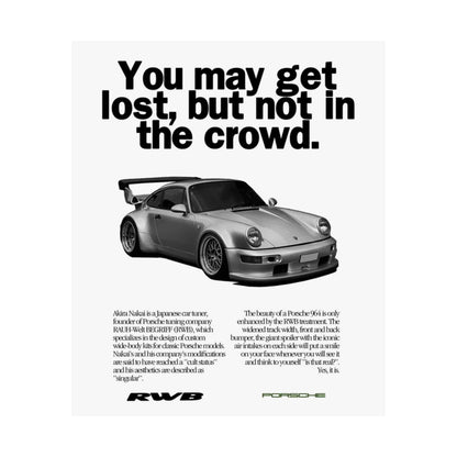 Vintage RWB Poster