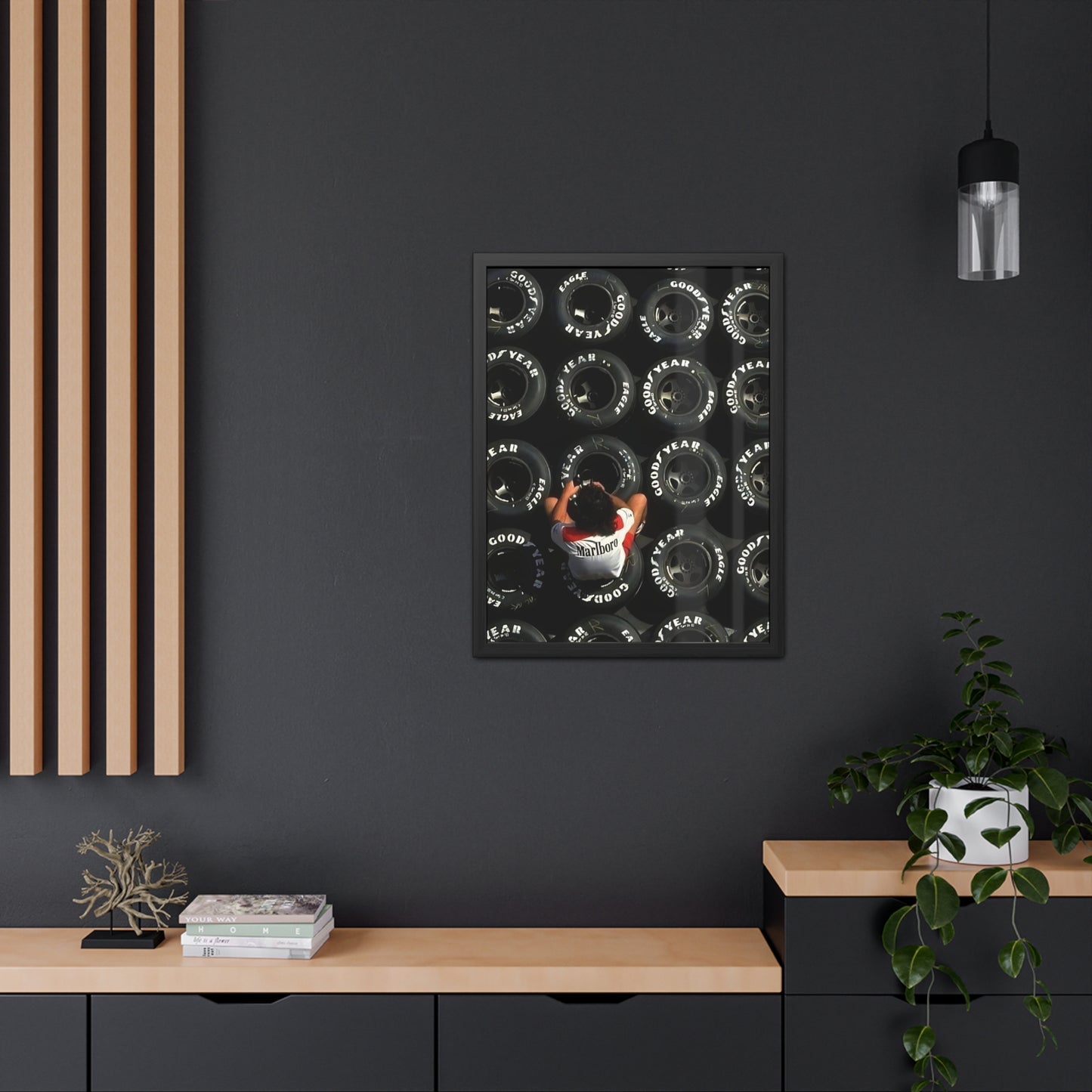 Malboro X Goodyear Framed Poster
