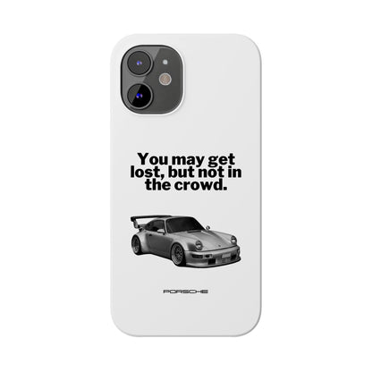 Lost In The Crowd iPhone Case - White