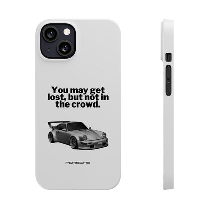Lost In The Crowd iPhone Case - White