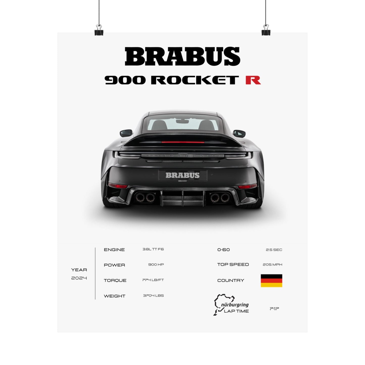 Brabus 900 Rocket R Poster