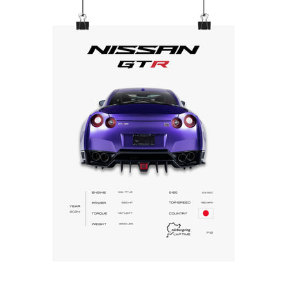 Nissan GTR Poster