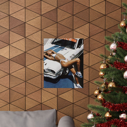 Vintage Mustang Poster