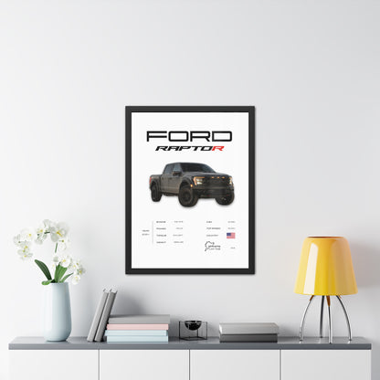 Ford Raptor Framed Poster