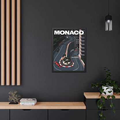 Monaco F1 Framed Poster