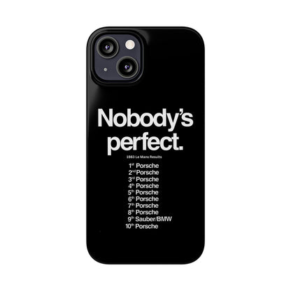 Nobody's Perfect Porsche iPhone Case