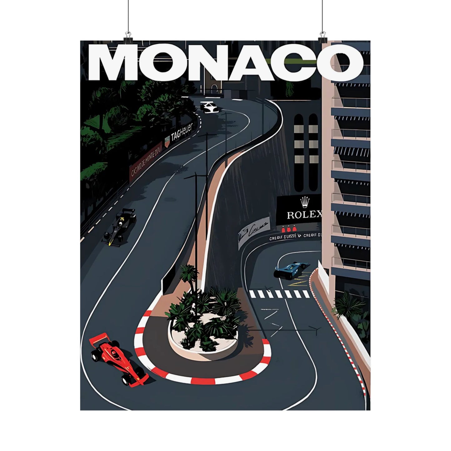Monaco F1 Poster