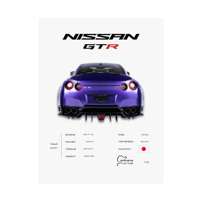 Nissan GTR Poster