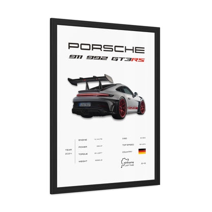 Porsche 911 GT3RS Framed Poster