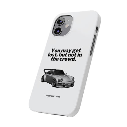 Lost In The Crowd iPhone Case - White