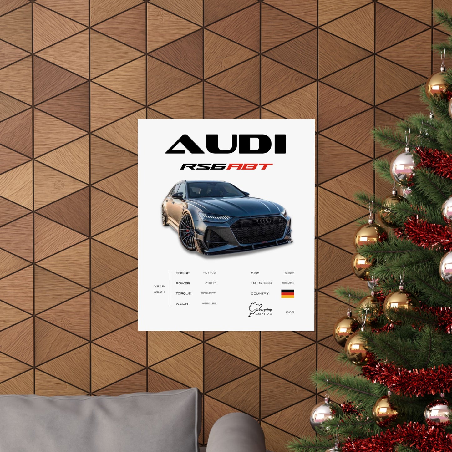 Audi RS6 ABT Poster