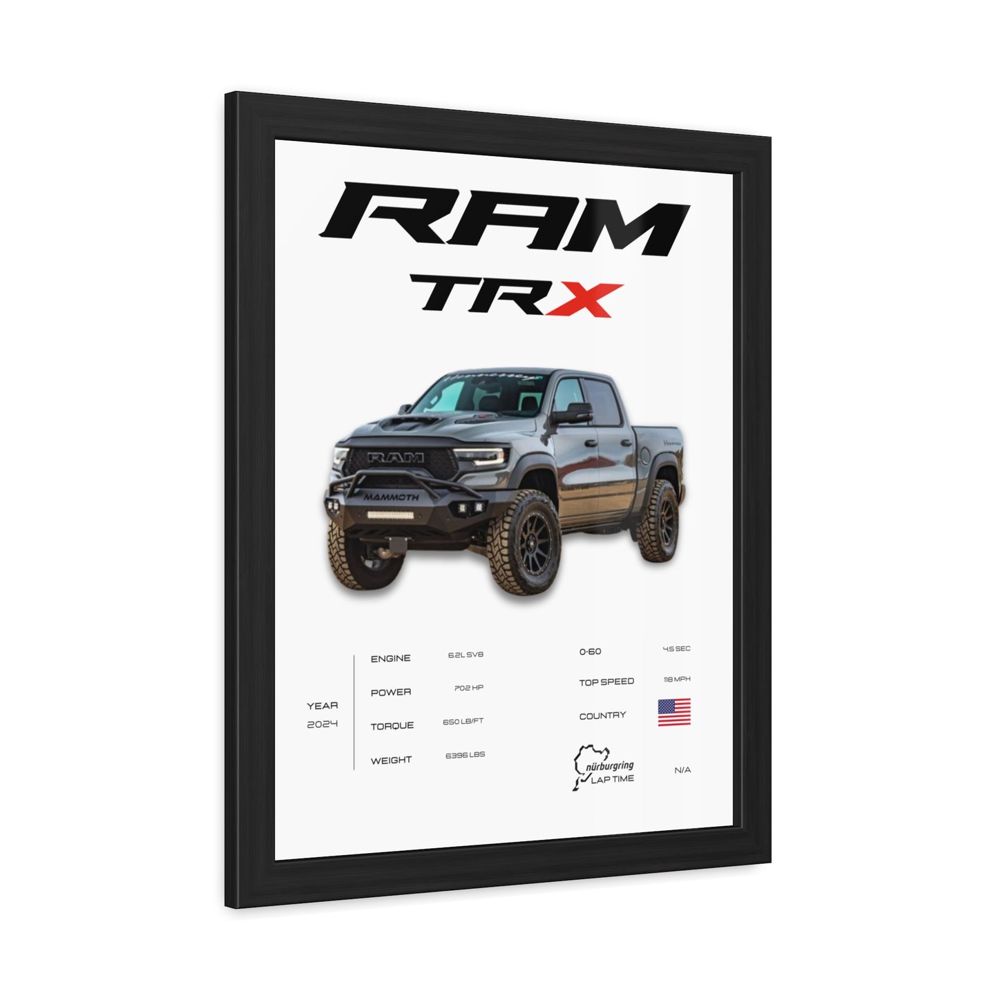 Ram TRX Framed Poster