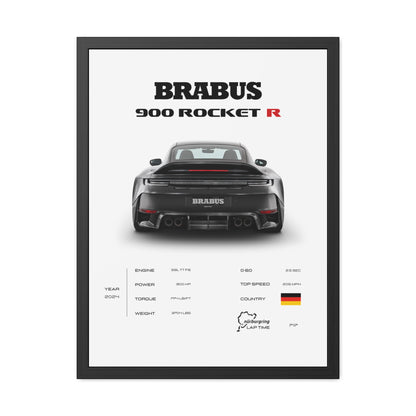Brabus 900 Rocket R Framed Poster