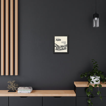 Audi S1 Vintage Rally Framed Poster