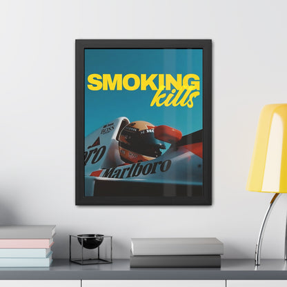 Smoking Kills Malboro Framed Poster