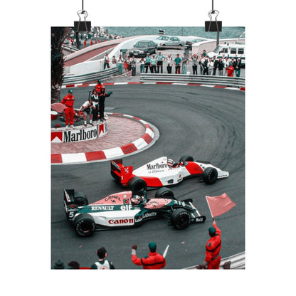 Vintage Monaco F1 Poster