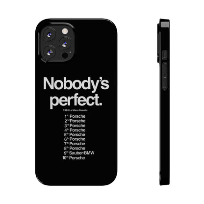 Nobody's Perfect Porsche iPhone Case