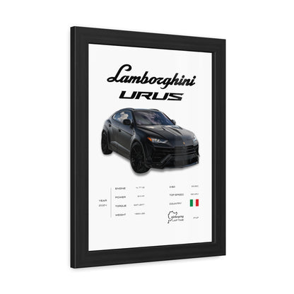 Lamborghini Urus Framed Poster