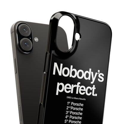 Nobody's Perfect Porsche iPhone Case