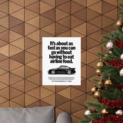 Vintage Porsche Ad Poster