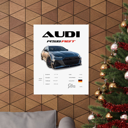 Audi RS6 ABT Poster