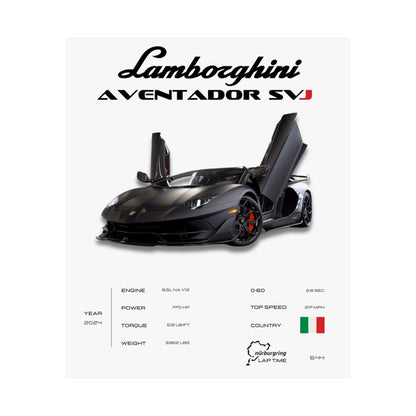 Lamborghini SVJ Poster