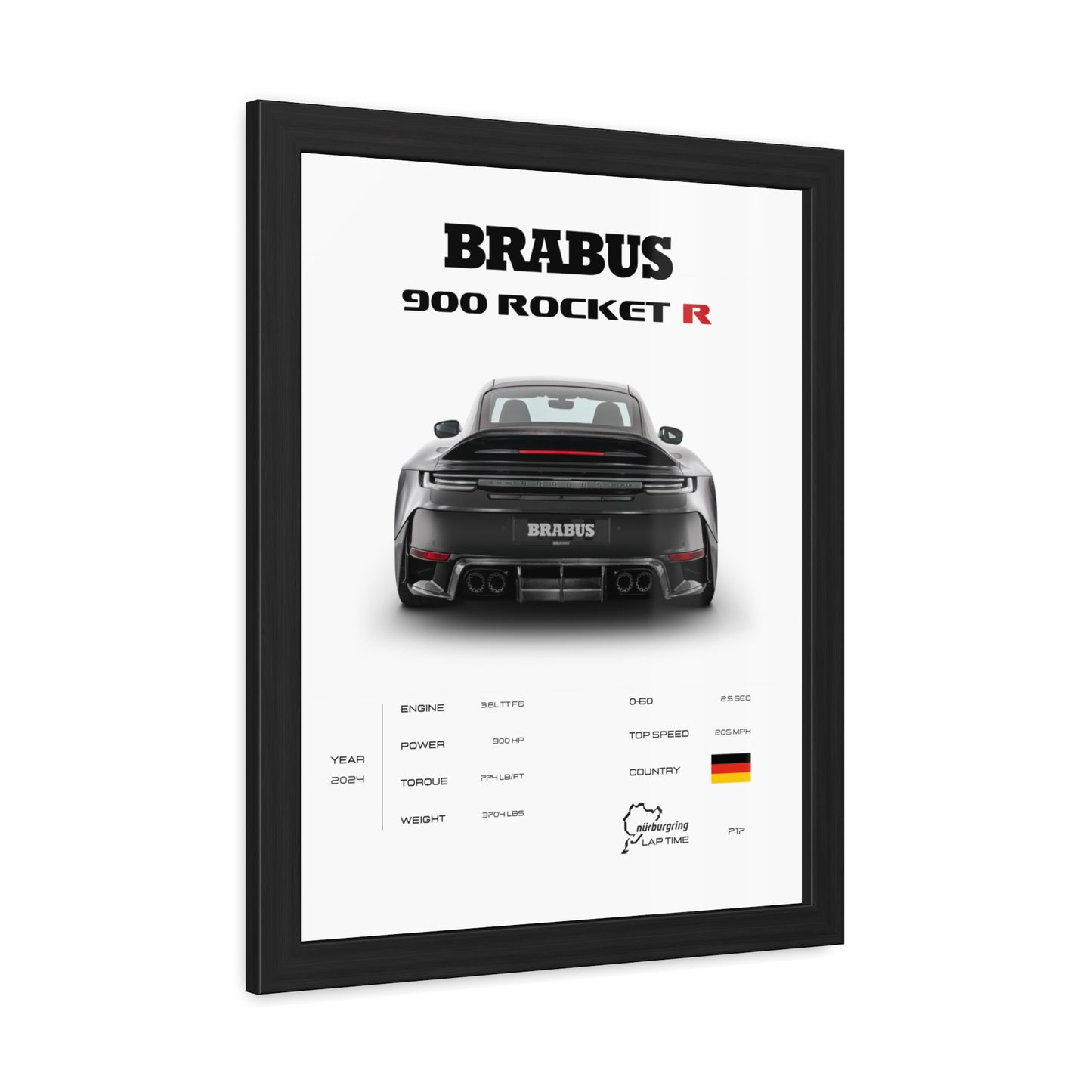 Brabus 900 Rocket R Framed Poster