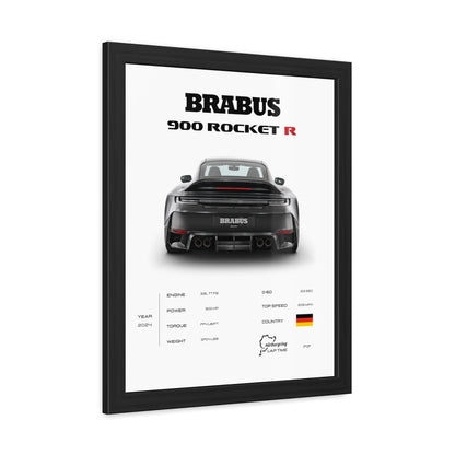 Brabus 900 Rocket R Framed Poster