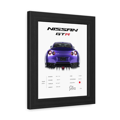 Nissan GTR Framed Poster