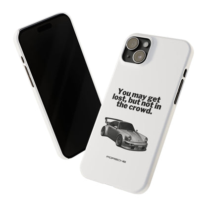 Lost In The Crowd iPhone Case - White