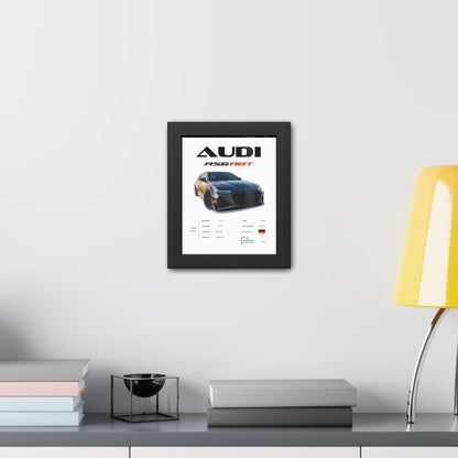 Audi RS6 ABT Framed Poster