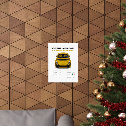 Ferrari 812 Competizione Poster